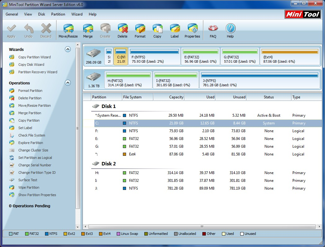 Mini Tool Partition Software