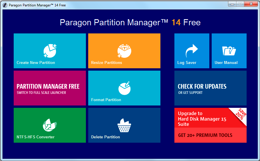 Paragon Partition Software