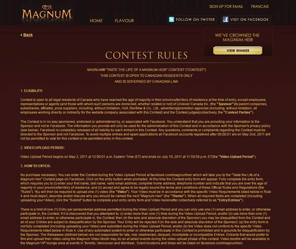 contest rules