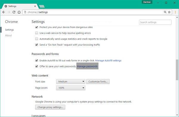 Chrome-Settings-Menu