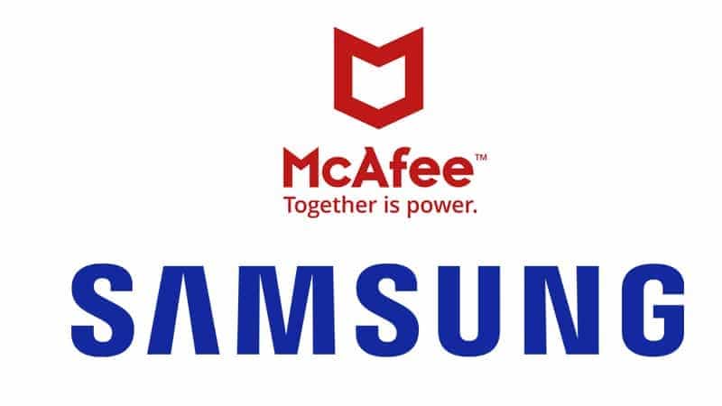 samsung McAfee