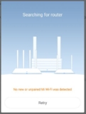 MI Wi-Fi Router Error no new or unpaired mi wi-fi was detected